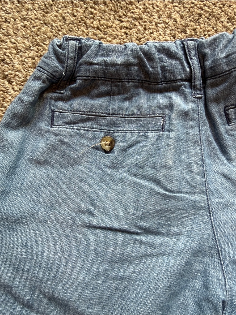 Janie and Jack | Light Chambray Boys' Shorts - Light Blue - Picture 6 of 7